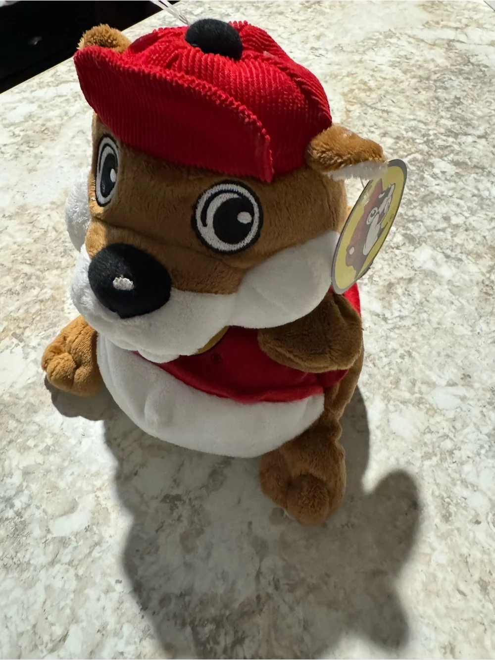 Buc - ees Beaver Hand Puppet Plush Stuffed Animal Toy Jag NWT